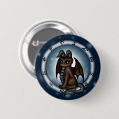 Dragon Taurus Zodiac Ronde Button 5,7 Cm (Voorkant /achterkant)