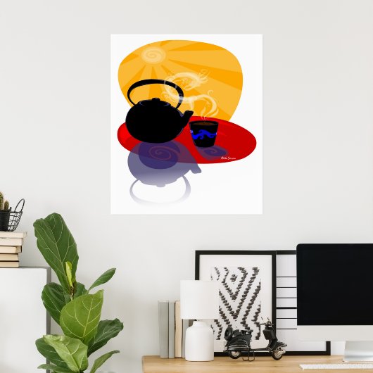 Dragon Tea Poster (Thuiskantoor)