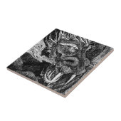 Dragon tegel tegeltje (Zijkant)