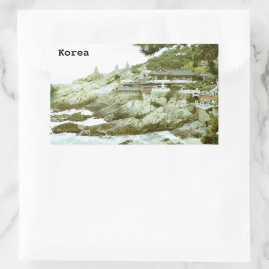 Dragon Temple in Busan, SK Sticker (Tas)