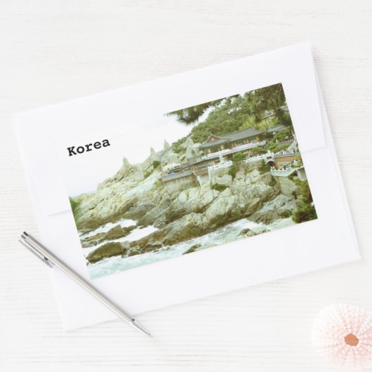 Dragon Temple in Busan, SK Sticker (Envelop)