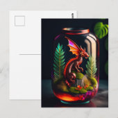 Dragon Terrarium | Digitale kunst Briefkaart (Voorkant / Achterkant)