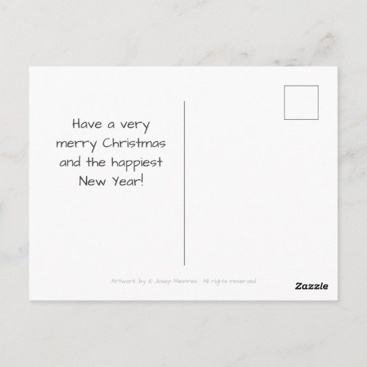 Dragon Terug Briefkaart (Achterkant)