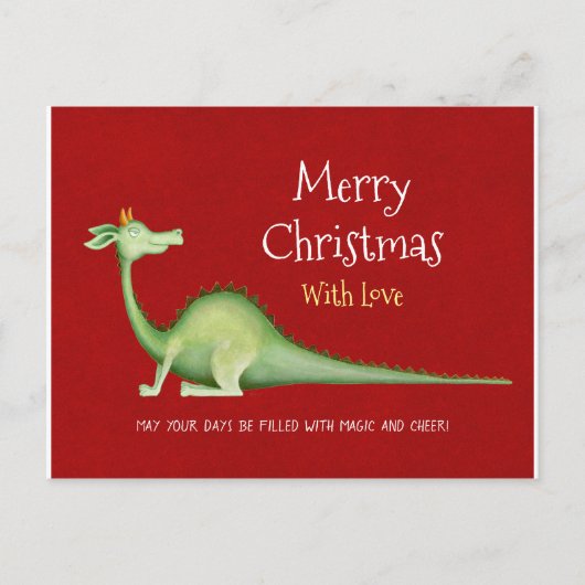 Dragon Terug Briefkaart (Voorkant)