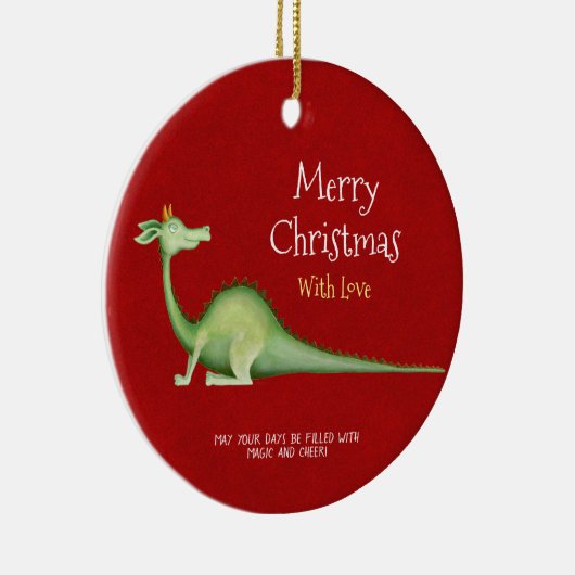 Dragon terugblik kerende keramische versiering keramisch ornament (Rechts)