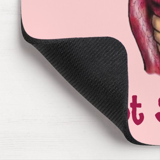 Dragon Thaddeus Osbert Hij heeft suiker Muismat (Hoek)