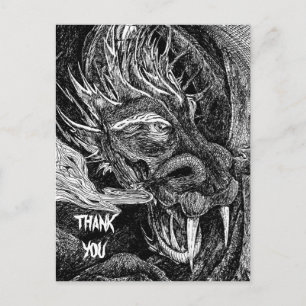 Dragon 'Thank You' briefkaart