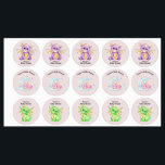 Dragon thema Baby shower labels<br><div class="desc">Dragon thema Baby shower labels.  tekst voor elke rij. Leuke grillige kleine draken.</div>