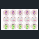 Dragon thema Baby shower labels<br><div class="desc">Dragon thema Baby shower labels.  tekst voor elke rij. Leuke grillige kleine draken.</div>