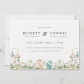 Dragon thema gezamenlijke uitnodiging voor verjaar (Voorkant)