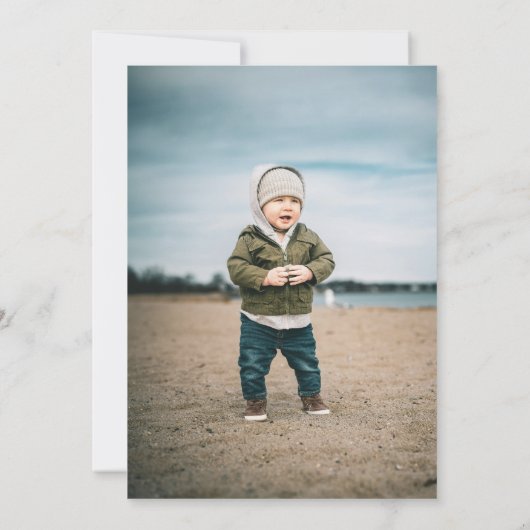 Dragon thema verjaardagsfeestje kaart (Achterkant)