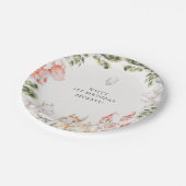 Dragon thema verjaardagsfeestje papieren bordje (Gekanteld)