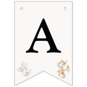 Dragon thema verjaardagsfeestje vlaggetjes (Tweede vlag)