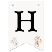 Dragon thema verjaardagsfeestje vlaggetjes (Eerste vlag)