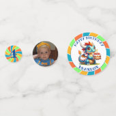 Dragon Theme Boy's Verjaardagsfeestje Confetti (Voorkanten)