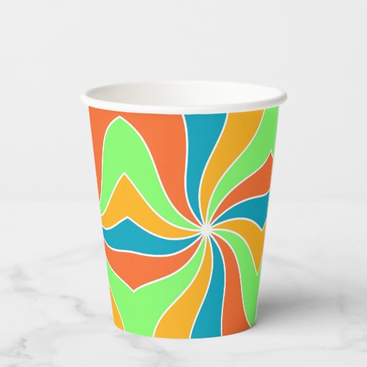 Dragon Theme Boy's Verjaardagsfeestje Papieren Bekers (Achterkant)