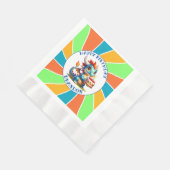 Dragon Theme Boy's Verjaardagsfeestje Servet (Hoek)