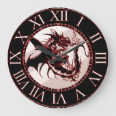 Dragon Theme Clock Grote Klok (Voorkant)