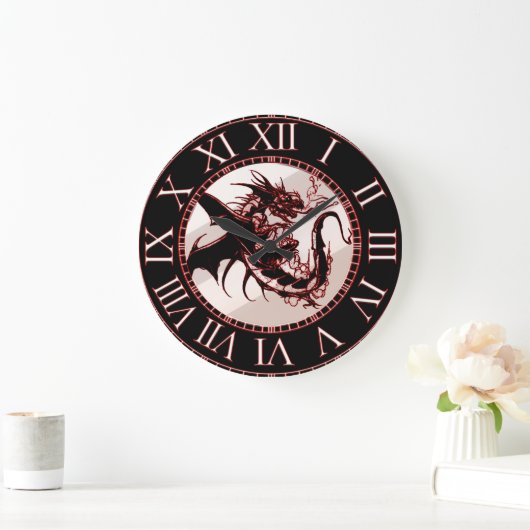 Dragon Theme Clock Grote Klok (Huis)