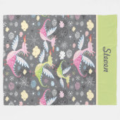 Dragon ThMED Fleece Blanket Deken (Voorkant (Horizontaal))