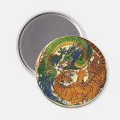 DRAGON TIGER MAGNEET (Voorkant / Achterkant)