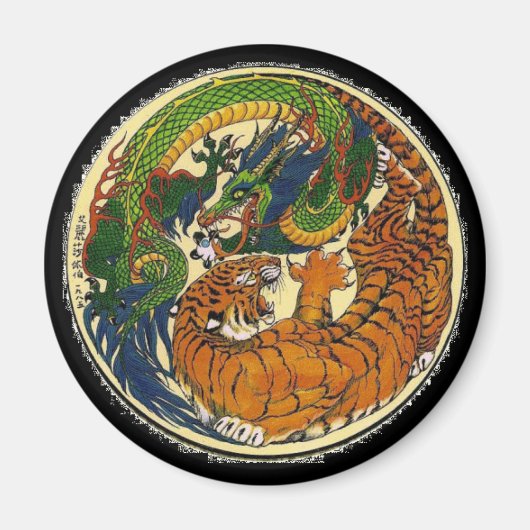 DRAGON TIGER MAGNEET (Voorkant)