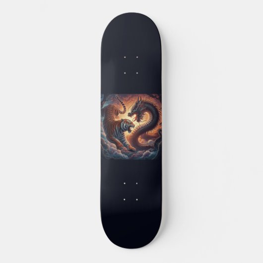 Dragon & Tiger Persoonlijk Skateboard (Voorkant)