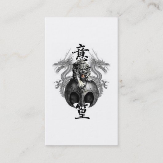 Dragon Tiger Profile Visitekaartje (Voorkant)
