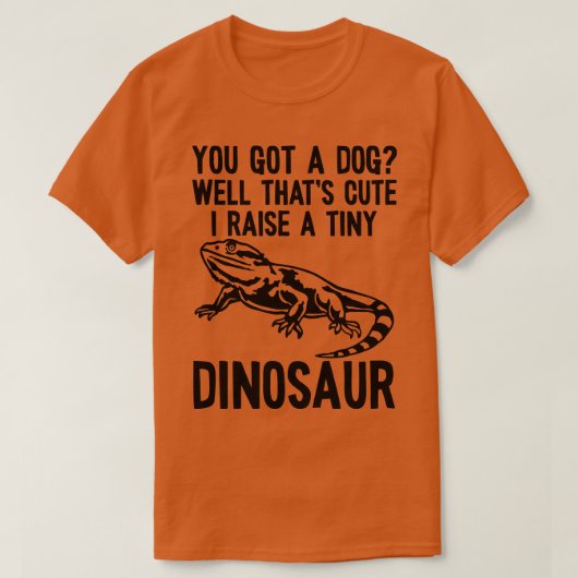 Dragon Tiny Dinosaur Bearded Dragons Lizar T-shirt (Design voorkant)