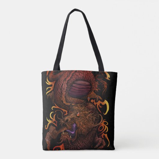 Dragon Tote Bag (Achterkant)