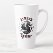 Dragon Trainer Fantasy Lizard Mythisch Wezen Latte Mok (Rechts)
