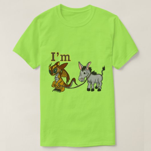 Dragon trekt een ronddraaiende T-Shirt (Design voorkant)