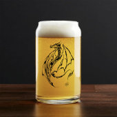 Dragon Tribal Blikvorm Glas