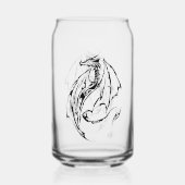 Dragon Tribal Blikvorm Glas (Voorkant)