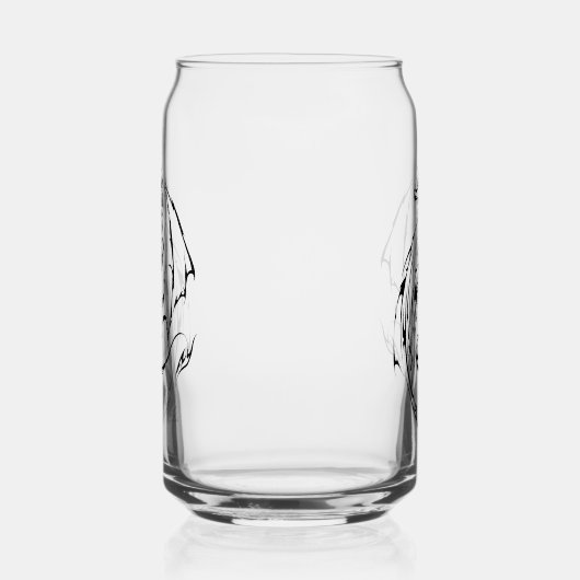Dragon Tribal Blikvorm Glas (Links)