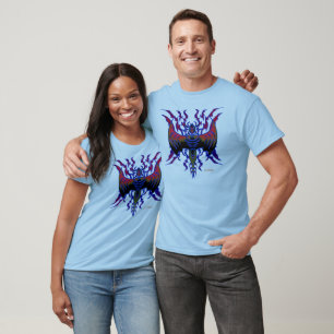 Dragon Tribal Mannen V-nekT-shirt T-shirt