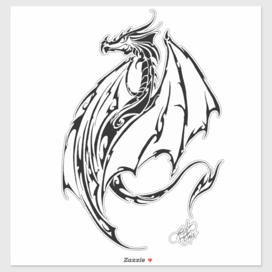 Dragon Tribal Sticker (Vel)