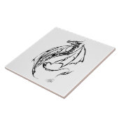 Dragon Tribal Tegeltje (Zijkant)