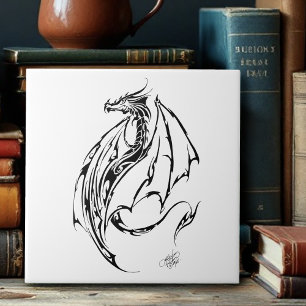 Dragon Tribal Tegeltje
