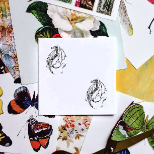 Dragon Tribal Zelfinktende Stempel