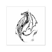 Dragon Tribal Zelfinktende Stempel (Design)