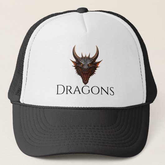 Dragon trucker hat pet (Voorkant)