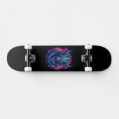 Dragon Turquoise Persoonlijk Skateboard (Horizontaal)