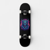 Dragon Turquoise Persoonlijk Skateboard (Voorkant)