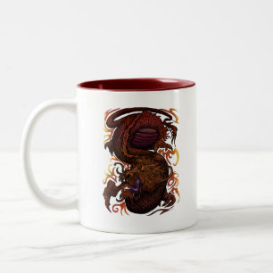 Dragon Tweekleurige Koffiemok