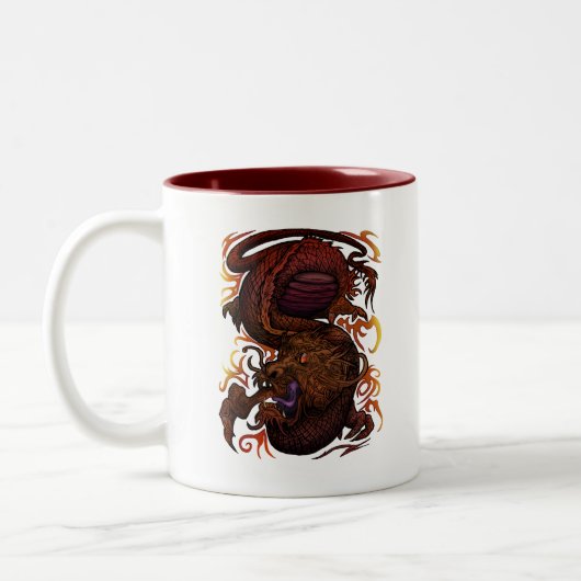 Dragon Tweekleurige Koffiemok (Links)