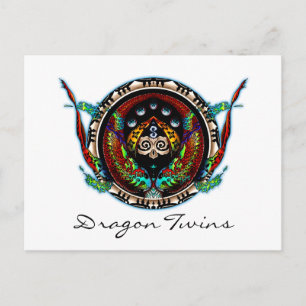 Dragon Twins Briefkaart