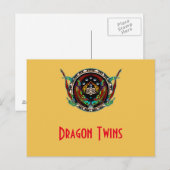 Dragon Twins Briefkaart (Voorkant / Achterkant)