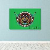 Dragon Twins Canvas Afdruk (Insitu (Houten vloer))