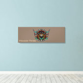 Dragon Twins Canvas Afdruk (Insitu (Houten vloer))